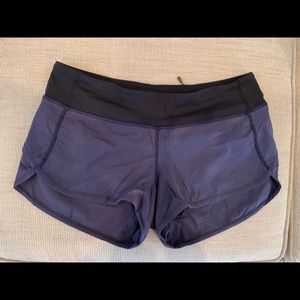 Lululemon speed shorts